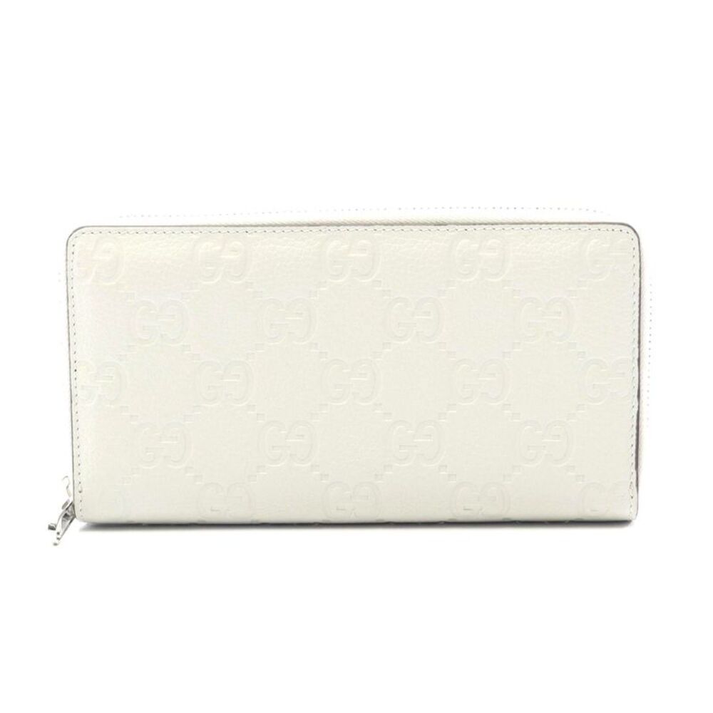 Gucci Imprint Leather Long Wallet